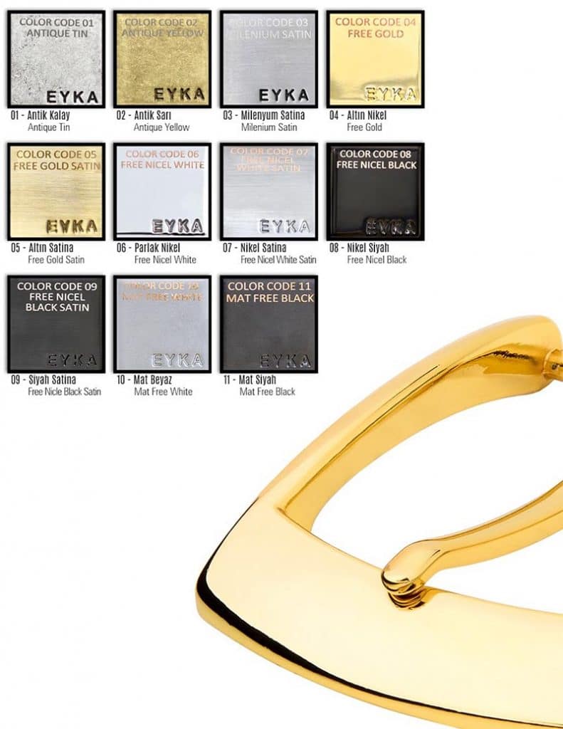 buckle belt colors